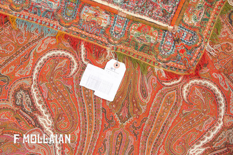 Antique persian Kerman Textile n°:29619340